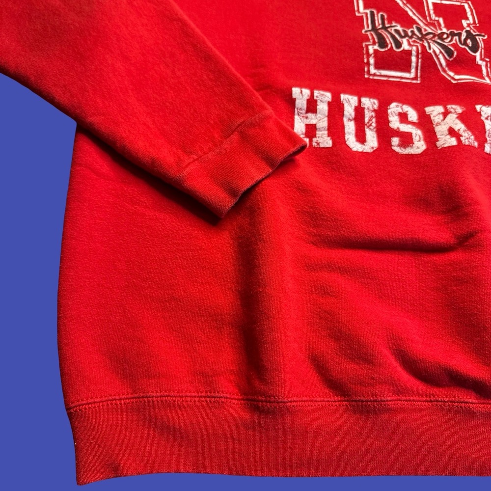 Pro Player Nebraska Cornhuskers Sweatshirt 2XL Red College Football NCAA - Picture 2 of 13
